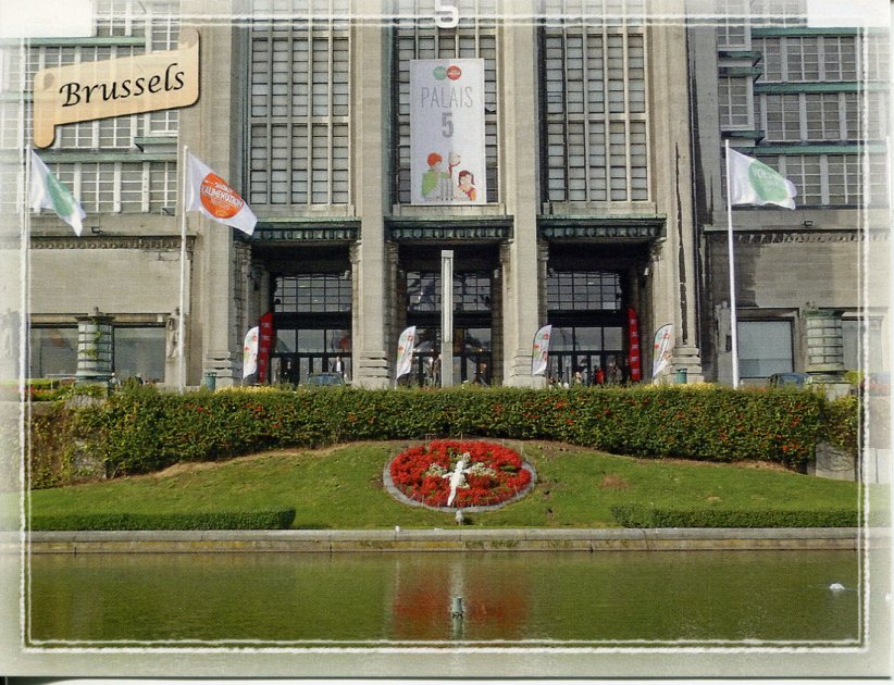 Floral Clock - Belgium - Brussels Palais des Expositions